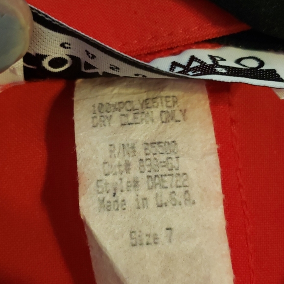 NWT Retro RED Contempo Casuals Halter Mini Dress 90s vintage - Picture 5 of 8